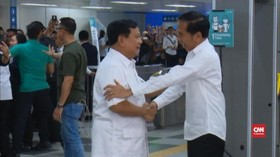 VIDEO: Pernyataan Damai di Pertemuan Singkat Jokowi-Prabowo