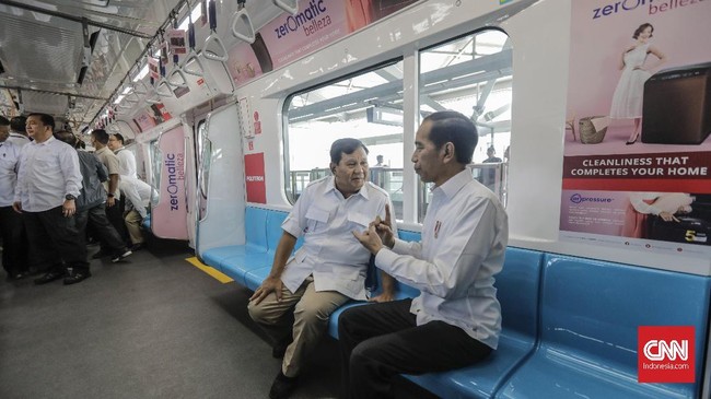 Ada alasan mengapa MRT menjadi saksi bisu pertemuan antara dua tokoh politik Jokowi dan Prabowo Subianto.