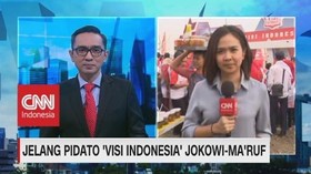 VIDEO: Jelang Pidato 'Visi Indonesia' Jokowi-Ma'ruf