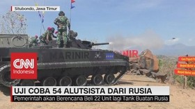 VIDEO: Latihan Perang, Uji Coba 54 Alutsista Dari Rusia