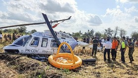 Helikopter Jatuh di Lombok, 3 WNA Luka