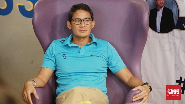 Mantan Cawapres Prabowo Subianto, Sandiaga Uno menyatakan bahwa soal pemilihan menteri kabinet merupakan hak prerogatif Presiden Joko Widodo.