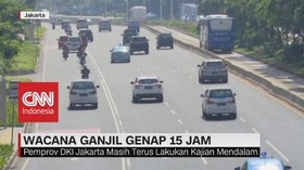 VIDEO: Wacana Ganjil Genap 15 Jam