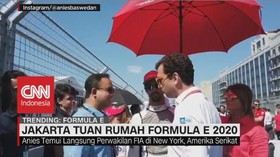 VIDEO: Jakarta Tuan Rumah Formula E 2020