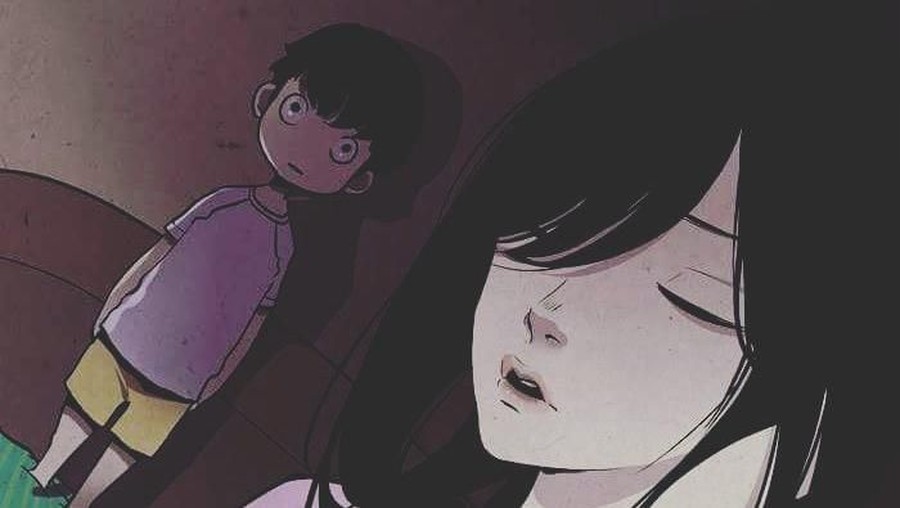 Creep Deretan komik digital atau webtoon horor paling terseram.