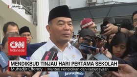 VIDEO: Mendikbud Tinjau Hari Pertama Sekolah