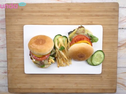 Resep Duck Cheese Burger, Cara Beda Menikmati Daging Bebek