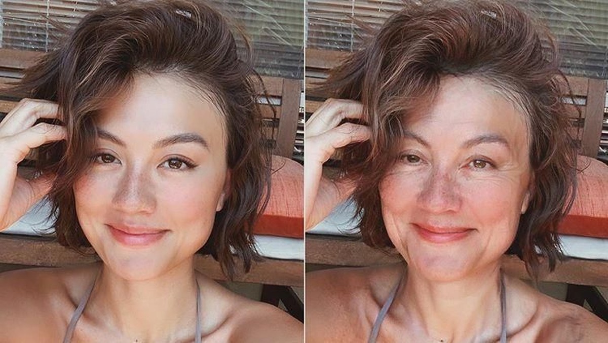 Para selebriti terkenal sedang terserang deman aplikasi Face App&comma; yang membuat wajah terlihat tua&period; Penasaran&quest;