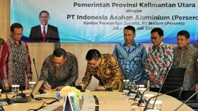 Inalum Bangun Klaster Industri Alumunium di Kaltara