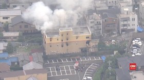 VIDEO:  Studio Animasi Jepang Diduga Dibakar