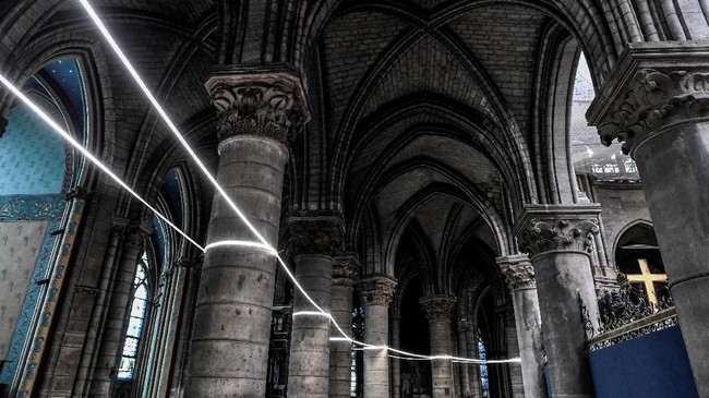 FOTO: Restorasi Katedral Notre Dame