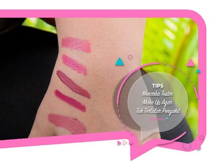 Tips Mencoba Tester Make Up Agar Tak Tertular Penyakit