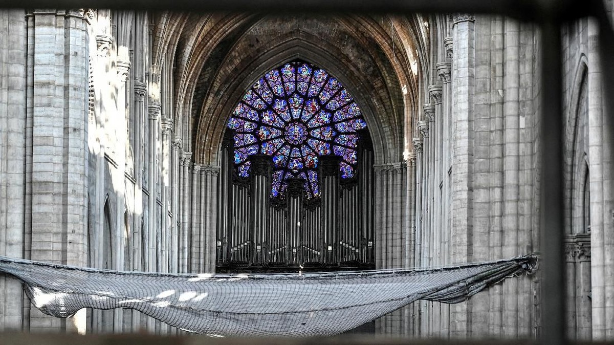 FOTO: Restorasi Katedral Notre Dame