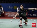 Lirikan Tontowi ke Butet di Indonesia Open 2019