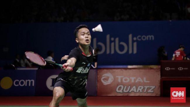 Ginting Lolos ke Babak Kedua Kejuaraan Dunia Bulutangkis