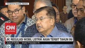 VIDEO - JK: Regulasi Mobil Listrik Akan Terbit Tahun Ini