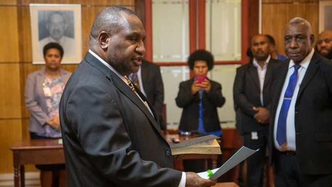 PM Papua Nugini James Marape tak terima usai Presiden AS Biden sebut negara itu 