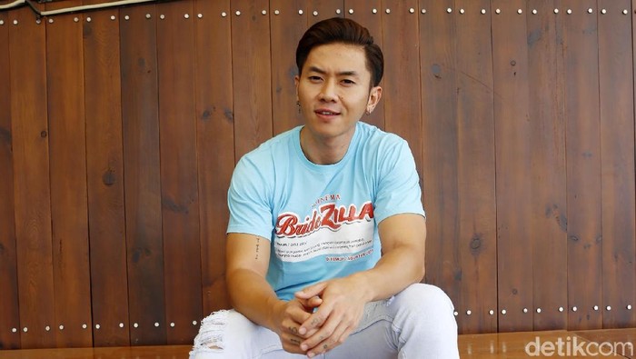 Rafael Tan saat berkunjung ke kantor detikcom.