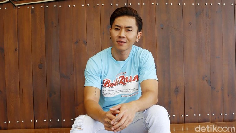 Rafael Tan saat berkunjung ke kantor detikcom.