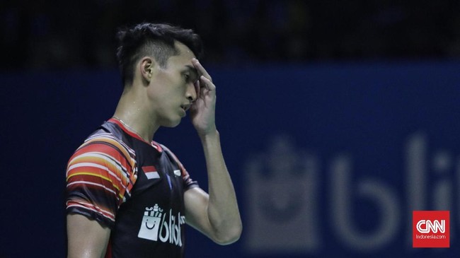Jonatan Christie menjadi wakil Indonesia yang tampil di final tunggal putra French Open 2019 setelah mengalahkan Viktor Axelsen 7-21, 22-20, dan 21-19.