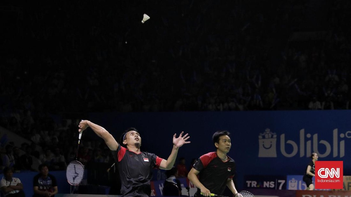FOTO: Dua Ganda Putra Lolos Semifinal Indonesia Open 2019