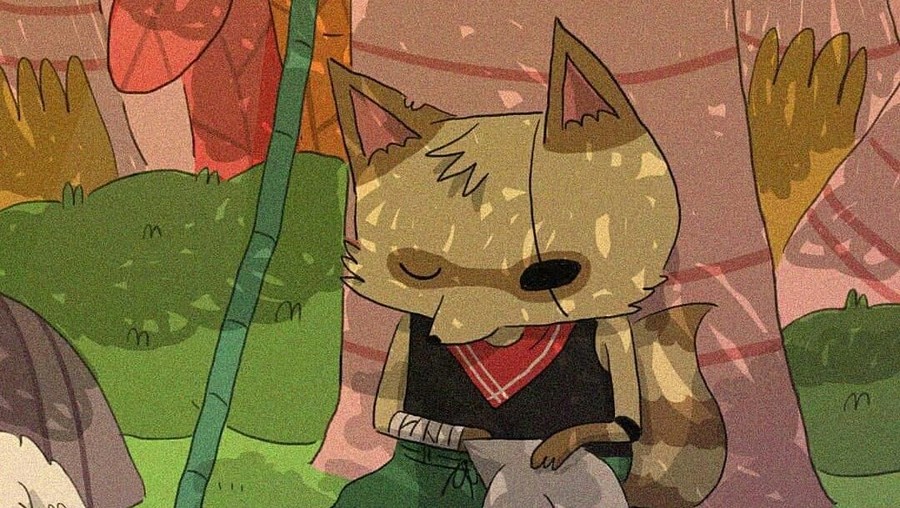 Deretan webtoon dengan karakter utama seekor hewan.