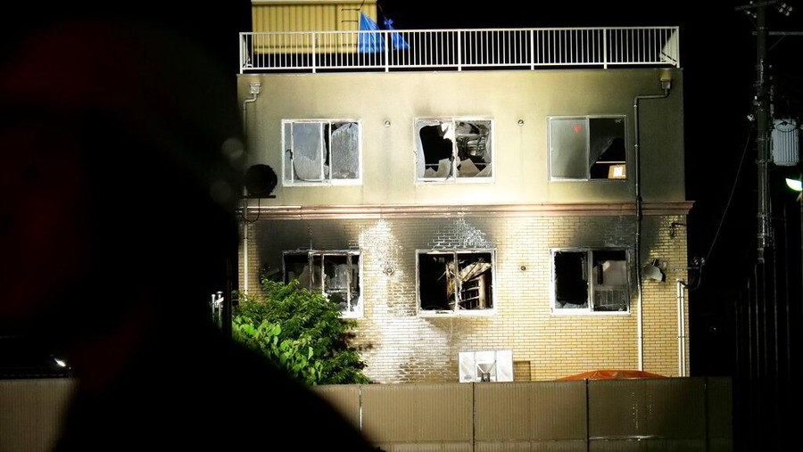 Kyoto Animation Dibakar, 33 Orang Tewas Pelaku yang membakar gedung animasi tersebut sudah ditangkap.