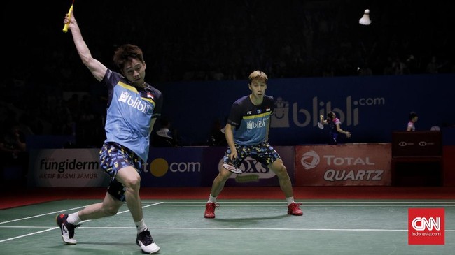 Final Indonesia Open 2019 memanggungkan duel Kevin Sanjaya Sukamuljo/Marcus Fernaldi Gideon menghadapi Mohammad Ahsan/Hendra Setiawan.