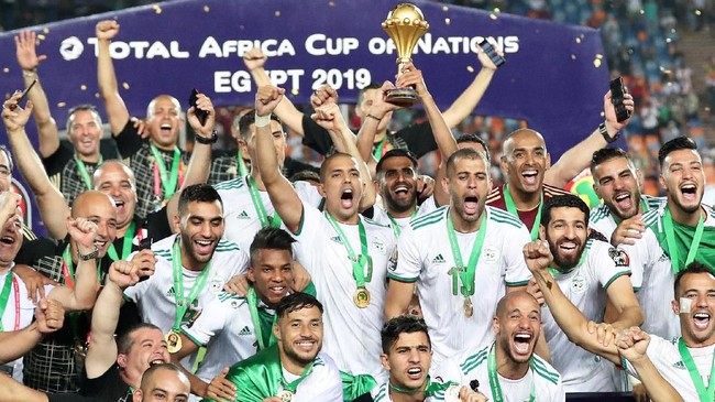 FOTO: Aljazair Kampiun Piala Afrika 2019