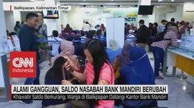 VIDEO: Ramai-Ramai Nasabah Bank Mandiri Cek Saldo