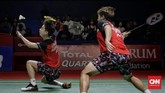 FOTO: Ahsan/Hendra dan Kevin/Marcus ke Final Indonesia Open Mohammad Ahsan/Hendra Setiawan dan Kevin Sanjaya Sukamuljo/Marcus Fernaldi Gideon mewujudkan duel sesama wakil Merah Putih di final Indonesia Open 2019.