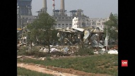 VIDEO: 10 Orang Tewas akibat Ledakan Pabrik Gas di China