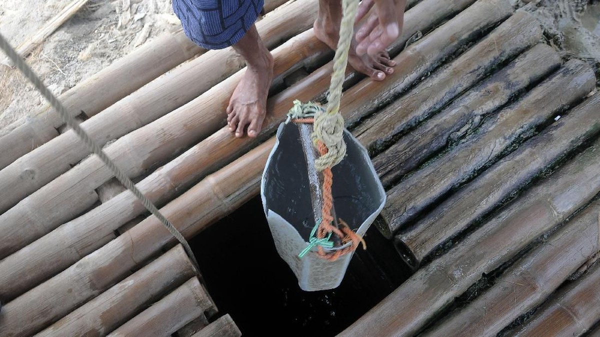 FOTO: Produksi Garam 'Langka' dari Air Sungai di Grobogan