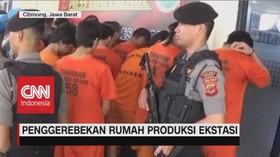 VIDEO: Penggerebekan Rumah Produksi Ekstasi