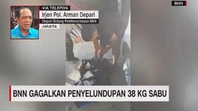 VIDEO: BNN Gagalkan Penyelundupan 38 Kg Sabu