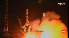 VIDEO: Rayakan Misi Apollo 11, Tiga Angkasawan Terbang ke ISS