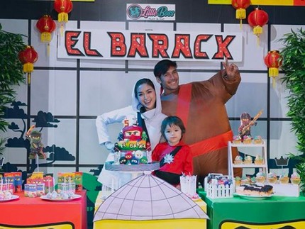 Seru! Momen Pesta Ultah ke-5 Putra Jessica Iskandar, El Barack