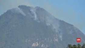 VIDEO: Gunung Panderman Kebakaran, Kegiatan Pendakian Ditutup