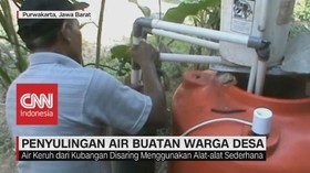 VIDEO: Penyulingan Air Buatan Warga Desa