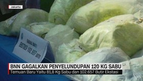 VIDEO: BNN Gagalkan Penyelundupan 120 Kg Sabu