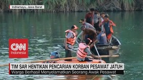 VIDEO: Pencarian Korban Pesawat Cessna Dihentikan Sementara