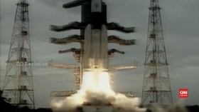 VIDEO: India Akhirnya Luncurkan 'Chandrayaan-2' ke Bulan