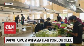 VIDEO: Menengok Dapur Umum Asrama Haji Pondok Gede