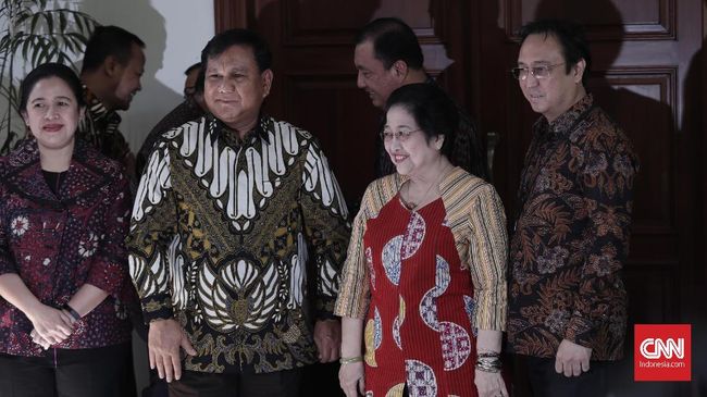  Makna  Motif  Batik Parang  Prabowo Saat Bertemu Megawati