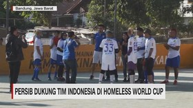 VIDEO: Persib Dukung Tim Indonesia di Homeless World Cup