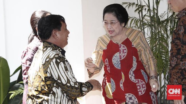 Megawati Beri Restu Prabowo Bicara Langsung dengan Jokowi