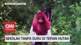VIDEO: Miris! Ada Sekolah Tanpa Guru di Tepian Hutan