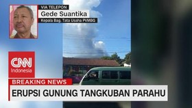VIDEO: Gunung Tangkuban Parahu Erupsi, PVMBG Masih Cek Lagi