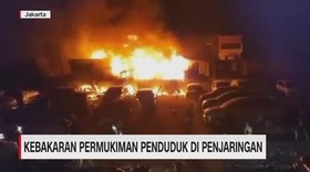 VIDEO: Kebakaran Permukiman Penduduk di Penjaringan