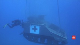 VIDEO: Museum Militer Bawah Laut Pertama di Yordania